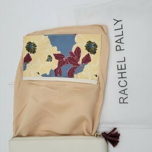 Rachel Pally Bloom Reversible Canvas Floral Vegan Folded Clutch Eclectic Preppy